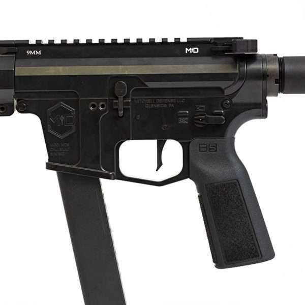 Tactical Rat Dog PCC (Pistol Caliber Carbine)9mm pistol left side up close
